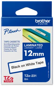 Tapes BROTHER TZE231 12MM