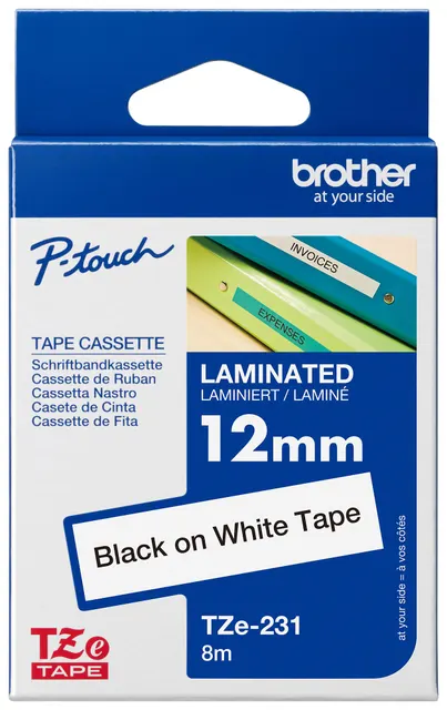 Tapes BROTHER TZE231 12MM