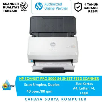 HP ScanJet Pro 3000 s4 (6FW07A) A4 ADF Scanner