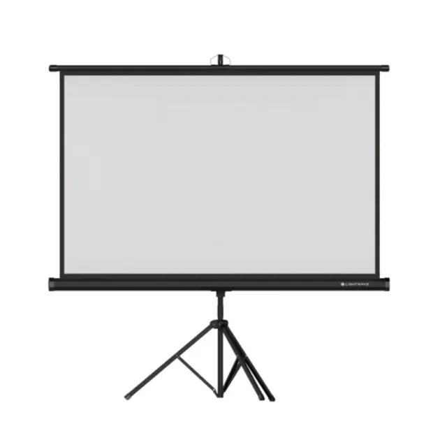 LightWave LW TPS-240T Manual Projector Screen Tripod 240 x 240 cm(95x95")