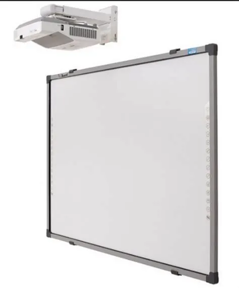 86 Inch Projector Compatible Interactive Whiteboard. Projector required: Short Throw, Standard 3LCD, DLP.
