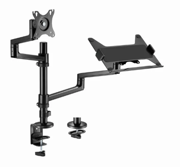 Gembird MA-DA-04 One Monitor+ Laptop VESA Arm stand for 1 monitor + laptop