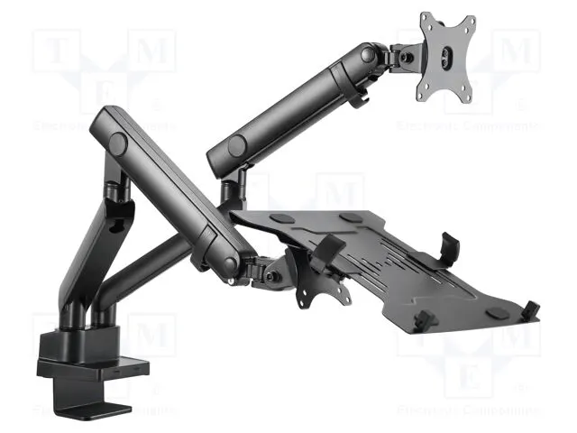 Gembird MA-DA3-02 One Monitor+ Laptop VESA Arm stand for monitor + laptop