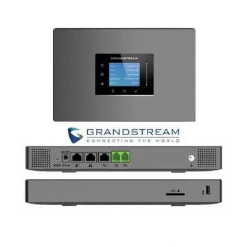Grandstream UCM6301 Video calls support, 2 ATE Phone Line, 75 one time call, 450 IP phone support, 320x240 Touch Screen Display, Asterisk 16 OS