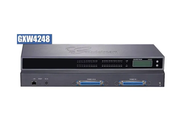 Grandstream GXW4248 VoIP Gateway48 FXS, 1Gbts portsCompatible with most modern IP-PBX