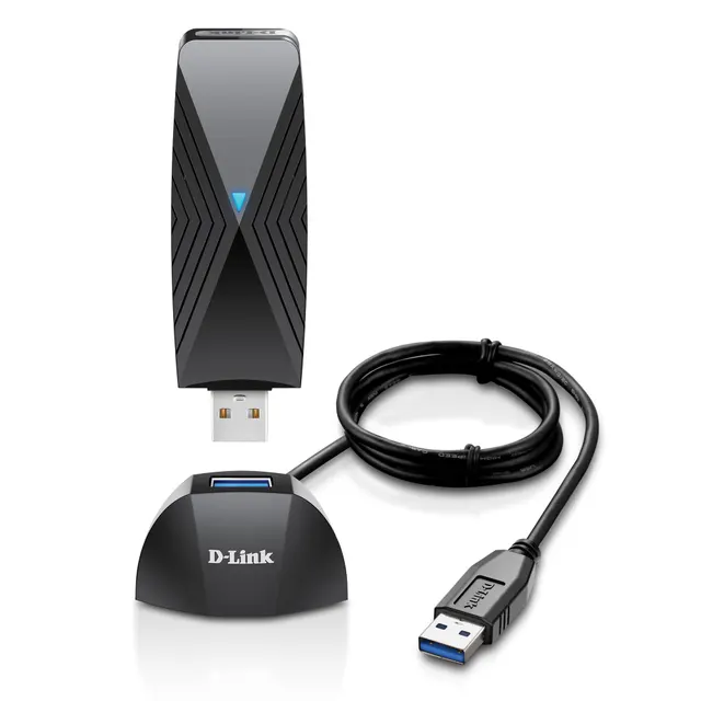 D-Link DWA-X1850 A1A USB 3.2 WiFi 6 AX Adapter Dual Band USB 3.2 WiFi 6 Adapter AX1800 - 1200/574Mbps