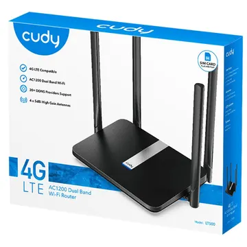 Dual Band 4G LTE Dual Access Wi-Fi router Cudy LT500 4G LTE 867/300Mbps
