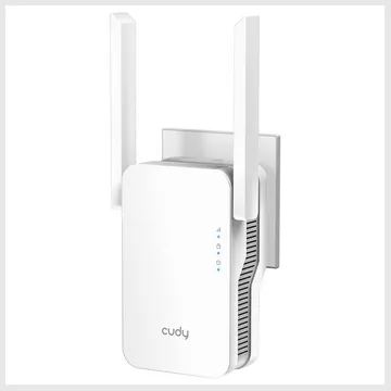 Wi-Fi 6 AX1800 Plugged Wi-Fi Range Extender Cudy RE1800 AX1800 2.4, 5GHz