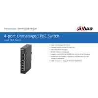 Dahua DH-PFS3206-4P-96 4 port PoE switch + 2 port SFP