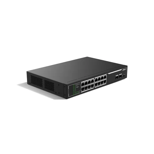 Dahua SG1018LP-2F 16 port 10/100/1000 PoE switch + 2 port SFP