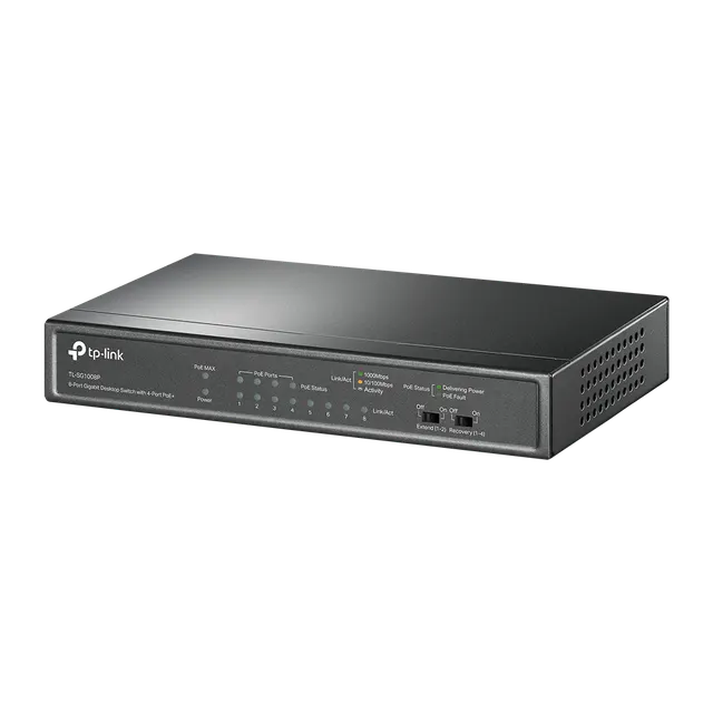 Tp-Link TL-SG1008P 10/100/1000 8 port steel case4port POE+