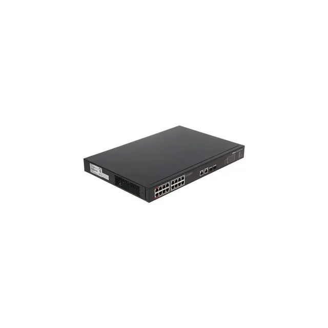 Dahua DH-S4220-16GT-190 16 port 10/100/1000 PoE switch + 2 port SFP Layer 2 network management PoE switch