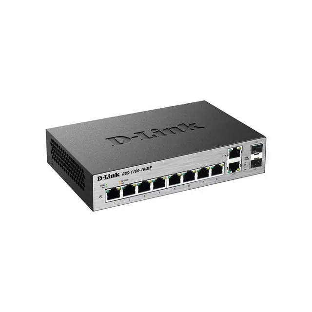 D-link DGS-1100-10ME/A2A 10/100/1000 8 port, Combo SFP 2port L2