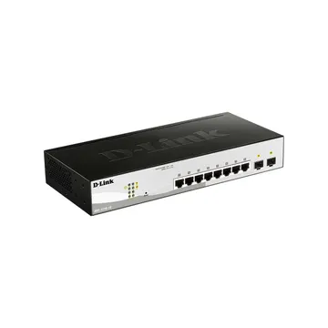 D-link DGS-1210-10/FL1A 10/100/1000 8 port, Combo SFP 2port L2