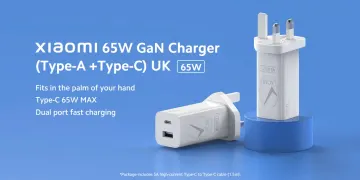 XiaoMi Gan Charger Type-C 65Wt (AD652GEU, BHR5515GL) 220V to USB-C 5V 65Wt Charger