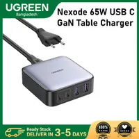 UGREEN Nexode 65W Charger EU (90747) 220V to 2 USB-C and 2 USB-A 5V 65Wt Charger