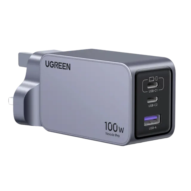 UGREEN Nexode Pro 100W Charger EU (90575) 220V to 3 USB-C and one USB-A 5V 100Wt Charger