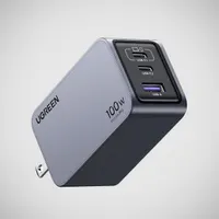 UGREEN Nexode Gan 1200/600W Charger EU (35977) 220V to 4 USB-C and one USB-A 5V 1000 /600Wt Car Battery Booster