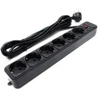 Gembird SPG6B-6PPB network filter 6 sockets 1.8m (վարդակ)