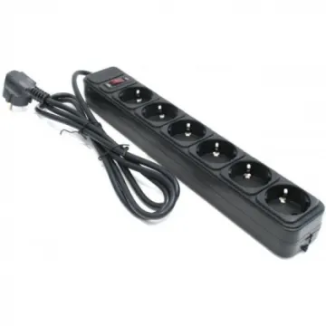 Gembird SPG6B-10PPB network filter 6 sockets 3m (վարդակ)