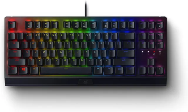 RAZER BLACKWIDOW V3 TENKEYLESS(Green Switch)USB Gaming Mechanical Keyboard