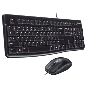 Logitech MK120 USB Cord Kb + Mouse