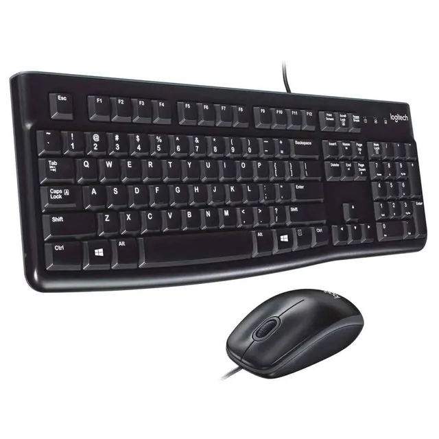 Logitech MK120 USB Cord Kb + Mouse