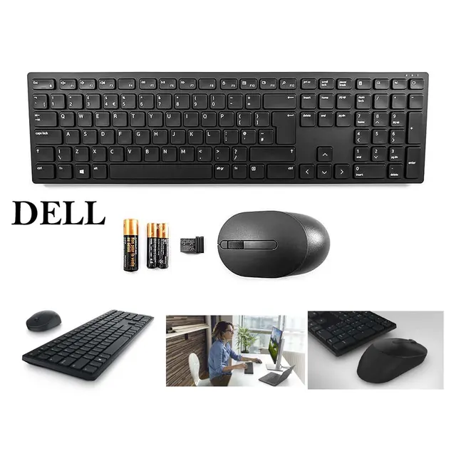 Dell KM5221W black USB Wireless 2,4G