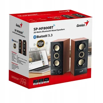 Genius SP-HF800BT WoodBluetooth Speaker