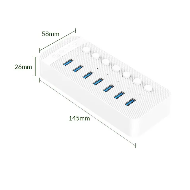 USB 3.0 UHB 7port7port 480Mbps