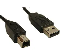 LANBERG CA-USBA-11CC-0018-BK USB 2.0 AM-BM FERRITE BLACK 1.8M printer cable