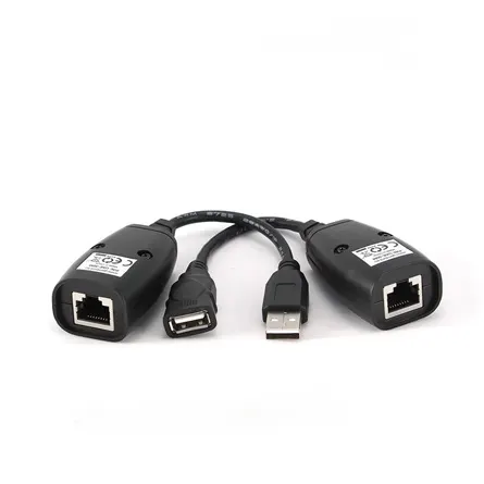 Gembird Active USB 2.0 AM - AF Extension adapter by LAN Cable up to 30m (UAE-30M)