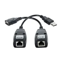 USB by RJ45 Extension Adapter up to 50m.