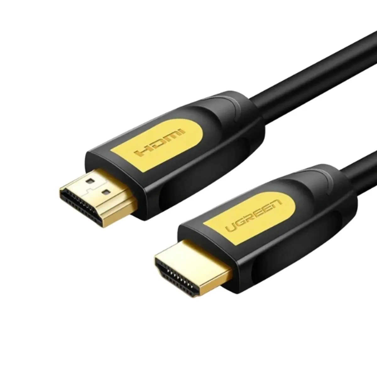 UGreen HDMI 2.0 Round Cable 4K@60Hz 10m (Yellow/Black) Box (10170)