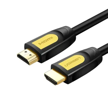 UGreen HDMI 2.0 Round Cable 4K@60Hz 10m (Yellow/Black) Box (10170)
