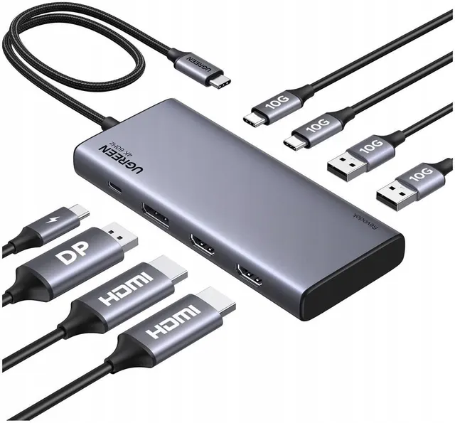 UGREEN Revodok 8-in-1 USB C Docking Station with Dual Monitor (35625)
