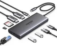 UGREEN Revodok Pro 210 (15534) 10 in one Universal Docking Station USB Type-C Adapter and Multiport HUB with PD + LAN + Card reader