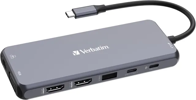 Verbatim USB-C Multiport HUBUSB 3.2 Type-C to HDMI Adapter and Multiport HUB