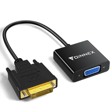 DVI male-VGA female DVI-D to VGA Adapter with cable