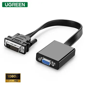 UGreen MM108 black DVI-D to VGA Adapter with cable