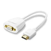 UGreen MM102 white HDMI to VGA Adapter with audio