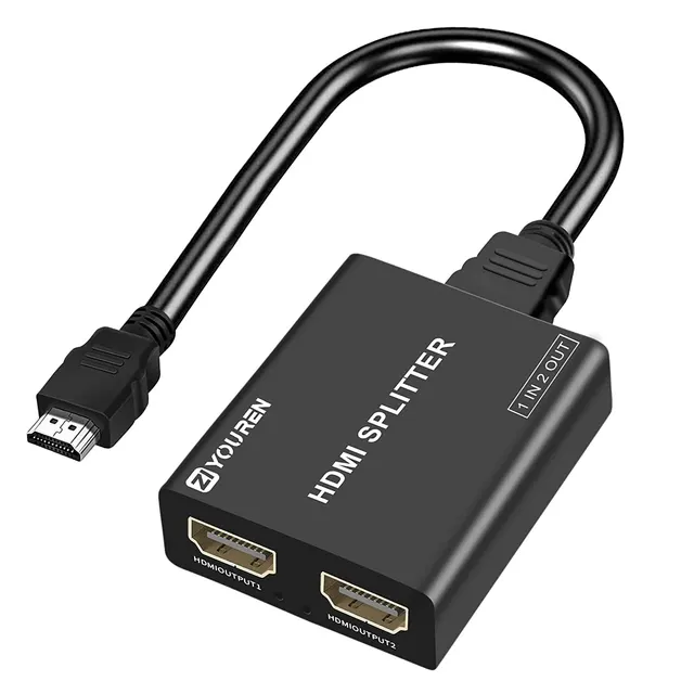 HDMI Y Splitter Cable HDMI splitter cable 2port