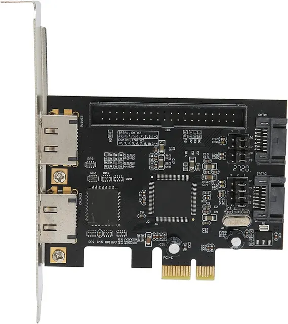 PCI-e to eSATA + 2xSATA RAID Card PCI-e to eSATA + SATA RAID