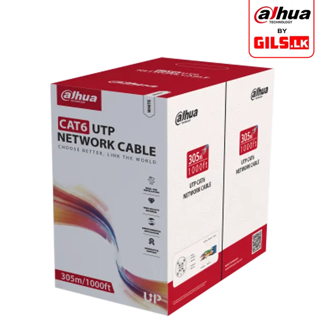 Dahua DH-PFM920I-6UN-C CAT6 UTP cables CAT6 network cable 305m