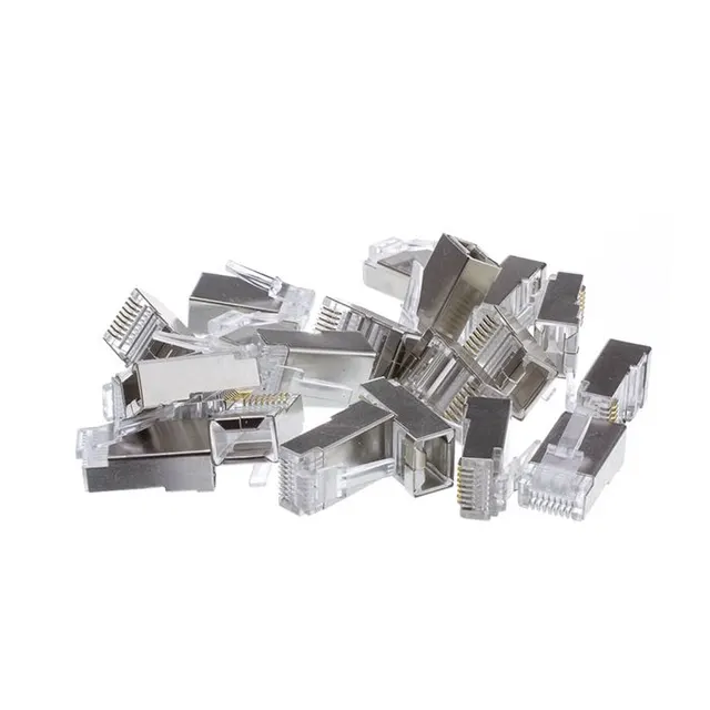 Connector RJ45 shielded 5e network connector