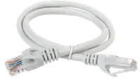 ITK PC01-C6U-2M 2m CAT6 patch cord network cable, gray