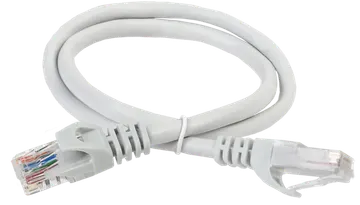 ITK PC01-C6U-2M 2m CAT6 patch cord network cable, gray