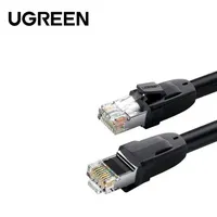 UGREEN Cat 6 U/UTP Pure Copper Ethernet Cable 1m (Black) (50191) CAT6 patch cord network cable