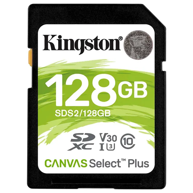Kingston SDS2 128Gb (U1 UHS-I V10) SD/XC High Speed