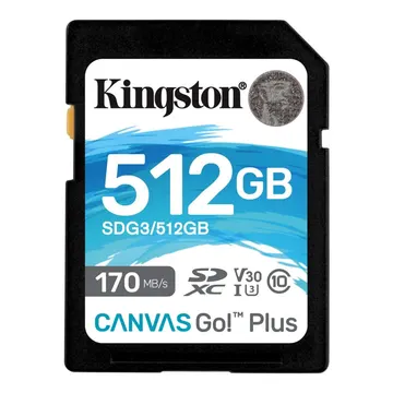 Kingston SDG3 512Gb (U3 UHS-I V30) SD/XC High Speed